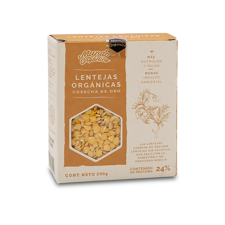 LENTEJA ORGÁNICA COSECHA DE ORO