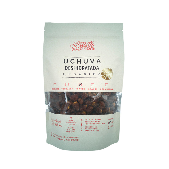 UCHUVA ORGÁNICA DESHIDRATADA